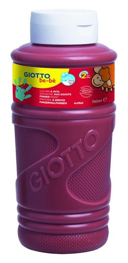 750ml giotto dedos pintar pote unicolor