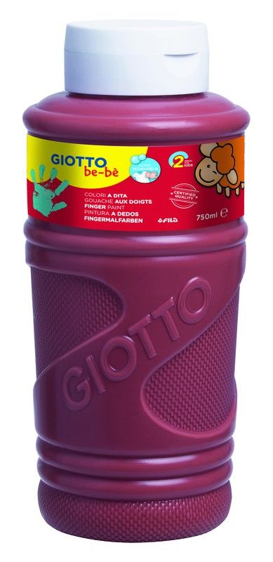 750ml giotto dedos pintar pote unicolor