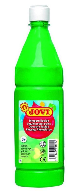 Bouteille de détrempe liquide Jovi 1000cc en différentes couleurs
