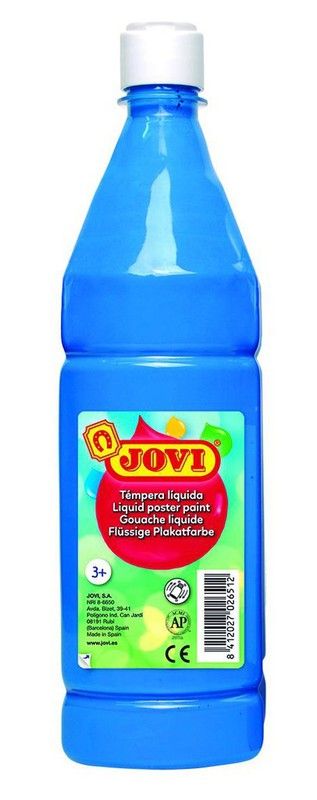 Bouteille de détrempe liquide Jovi 1000cc en différentes couleurs