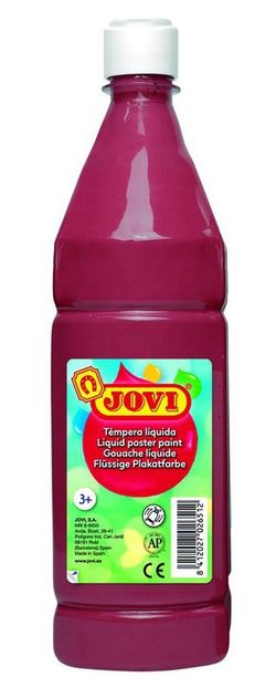 Bouteille de détrempe liquide Jovi 1000cc en différentes couleurs