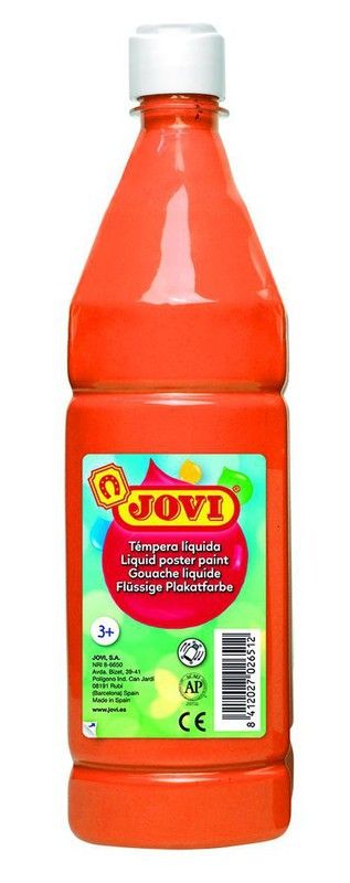 Bouteille de détrempe liquide Jovi 1000cc en différentes couleurs