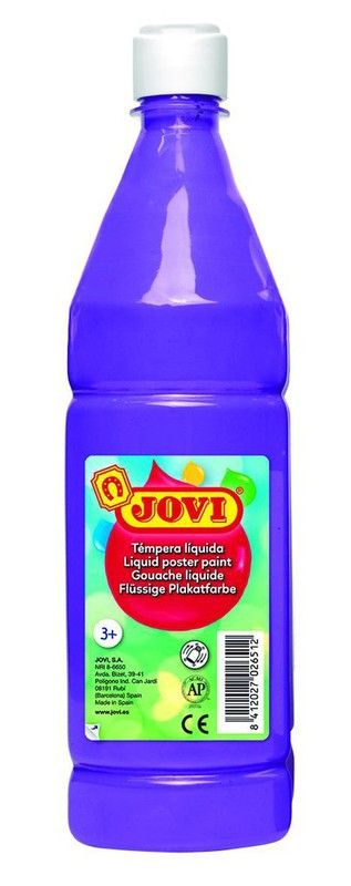 Bouteille de détrempe liquide Jovi 1000cc en différentes couleurs