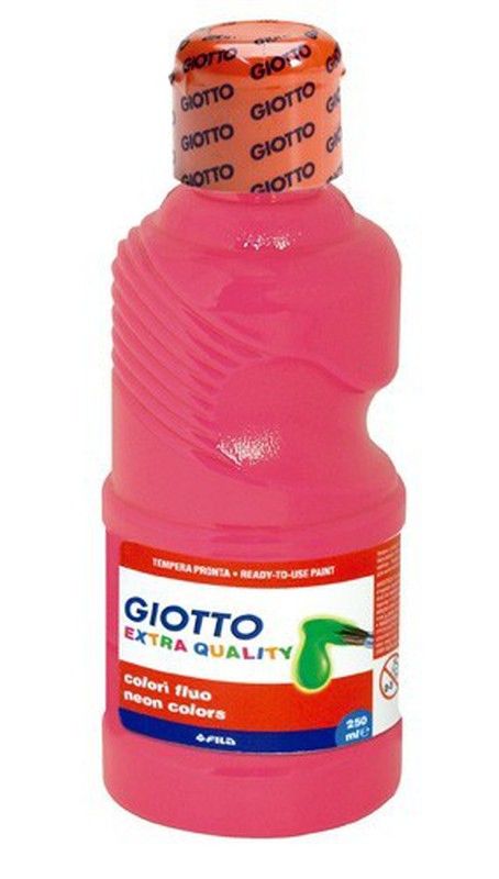 Flacon de 250 cc de détrempe fluorescente Giotto