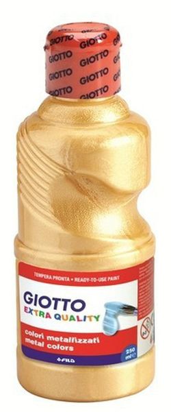 Botella 250cc de témpera perlada giotto