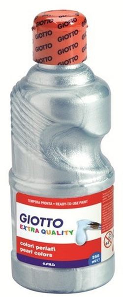 Botella 250cc de témpera perlada giotto
