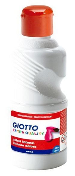 250cc bouteille tempera couleurs de base giotto