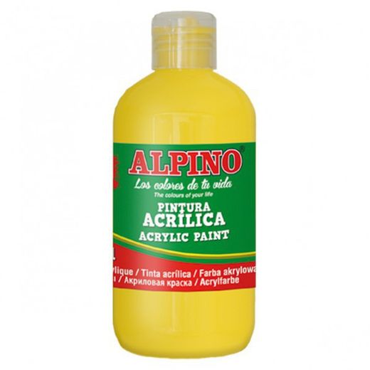 250ml garrafa de tinta acrílica alpina