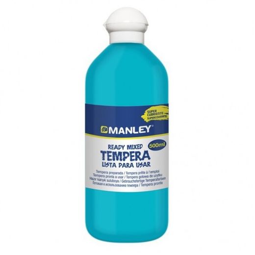 Garrafa de têmpera líquida 500ml manley unicolor