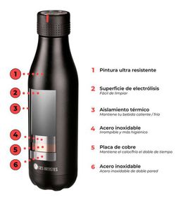 Garrafa Térmica Timeless 280ml Vermelha