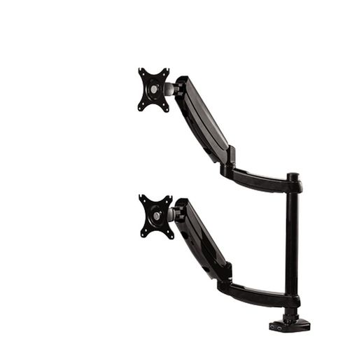 Bras de moniteur vertical double série platinium