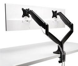 Kensington Smartfit® OneTouch double bras jusqu'à 32", noir