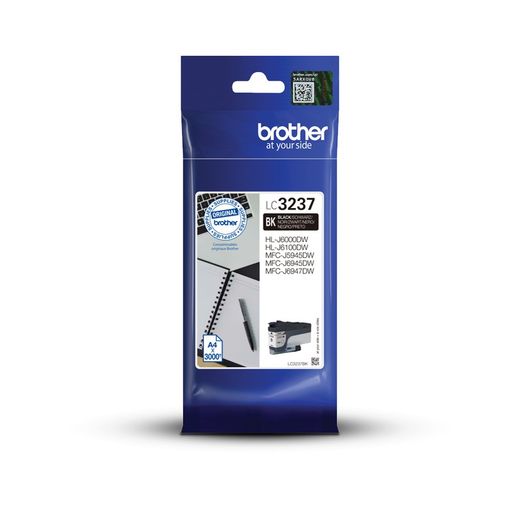 BROTHER LC3237BK Preto