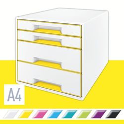 Armários de gaveta wow mesa cubo 4 gavetas. 7 cores