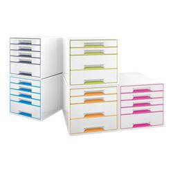 Armários de gaveta wow mesa cubo 5 gavetas. 7 cores