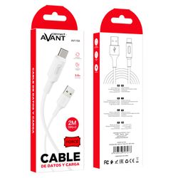 Avant Connect USB A Type C Cabo 2M 3A édition Force de charge rapide