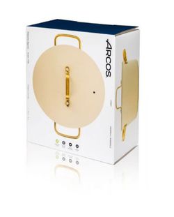 Icônica panela de alumínio forjado para indução, 24 cm, bege