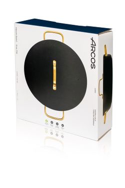 Panela icônica de alumínio forjado para indução, 28 cm, preta