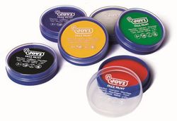 Boîte de 6 pots de couleurs différentes face paint jovi makeup.