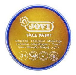 Coffret 6 pots de peinture pour le visage jovi maquillage en or et argent