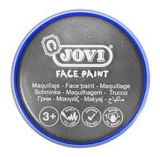 Coffret 6 pots de peinture pour le visage jovi maquillage en or et argent