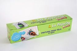 Caixa 6 latas de tinta para tecido la pajarita