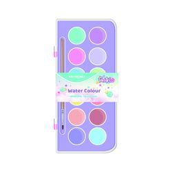 Coffret de 12 aquarelles Keyroad aux tons pastel