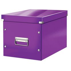 Caja cúbica mediana. Click & store. Wow
