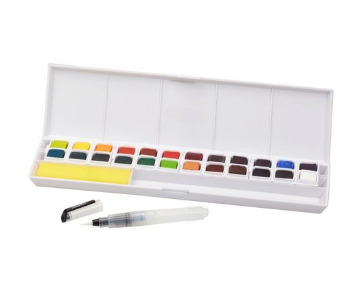 Caja de 24 pastillas de pinturas Derwent Inktense