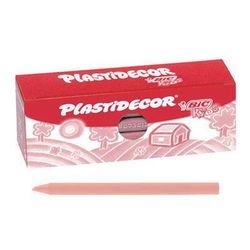 Caixa de 25 tintas de cera plastidecor unicolor