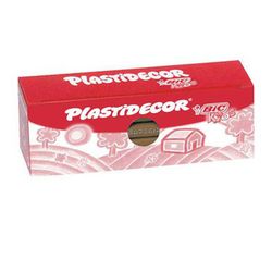 Caixa de 25 tintas de cera plastidecor unicolor