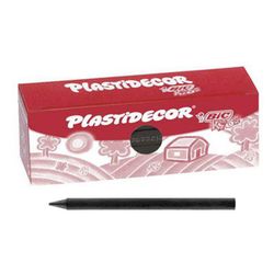 Caixa de 25 tintas de cera plastidecor unicolor