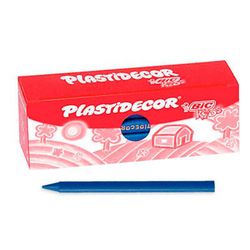 Caixa de 25 tintas de cera plastidecor unicolor