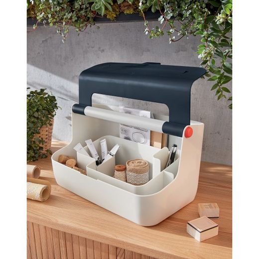 boîte de rangement portable confortable leitz