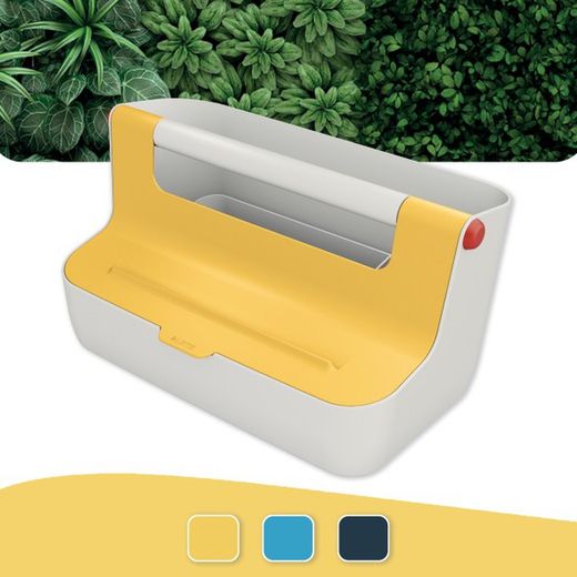 boîte de rangement portable confortable leitz