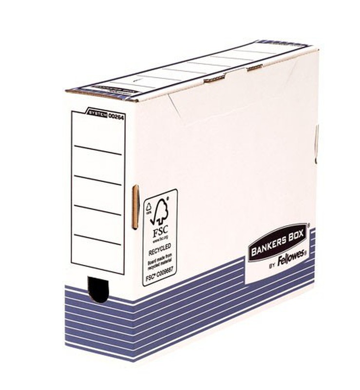 caja archivo definitivo automontable Din A4 de 80 mm ancho bankers