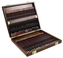 Caja de madera de 48 lápices Derwent Coloursoft