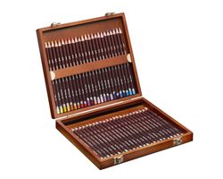 Caja de madera de 48 lápices Derwent Coloursoft