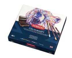 Caja de madera de 48 lápices Derwent Coloursoft