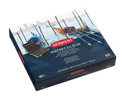 Coffret bois de 48 crayons Aquarelle Derwent