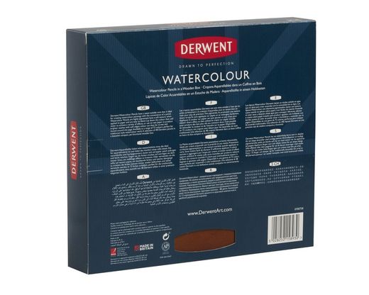 Coffret bois de 48 crayons Aquarelle Derwent