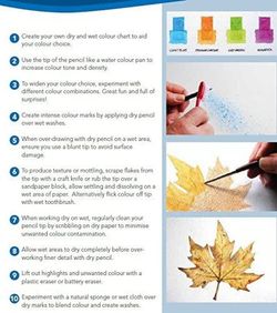 Coffret bois de 72 crayons aquarellables Derwent