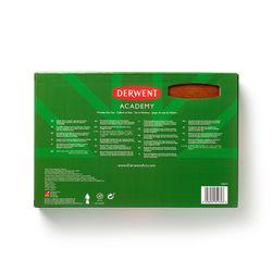 Coffret en bois Derwent Academy avec 35 pièces