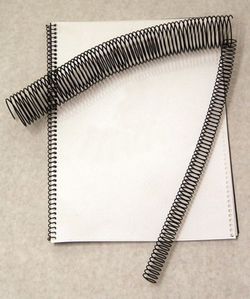 Espirales metálicos para encuadernar