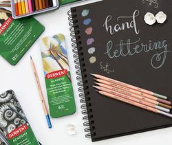 Coffret métal 12 crayons de couleur aquarellables Derwent - tons chair 12 couleurs