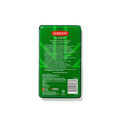 Coffret métallique 12 crayons de couleur Derwent (bois naturel)