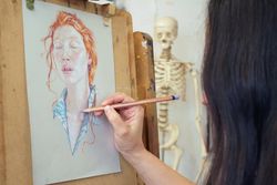 Caixa de metal com 12 lápis Derwent Lightfast (lightfast)