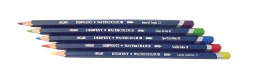 Coffret métallique de 12 crayons Derwent Watercolour