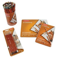 Boîte métal de 24 crayons Derwent Drawing