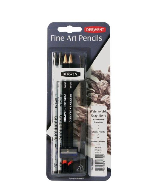 Boîte métal de 24 crayons Derwent Graphtint